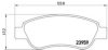 PEUGE 1611456980 Brake Pad Set, disc brake